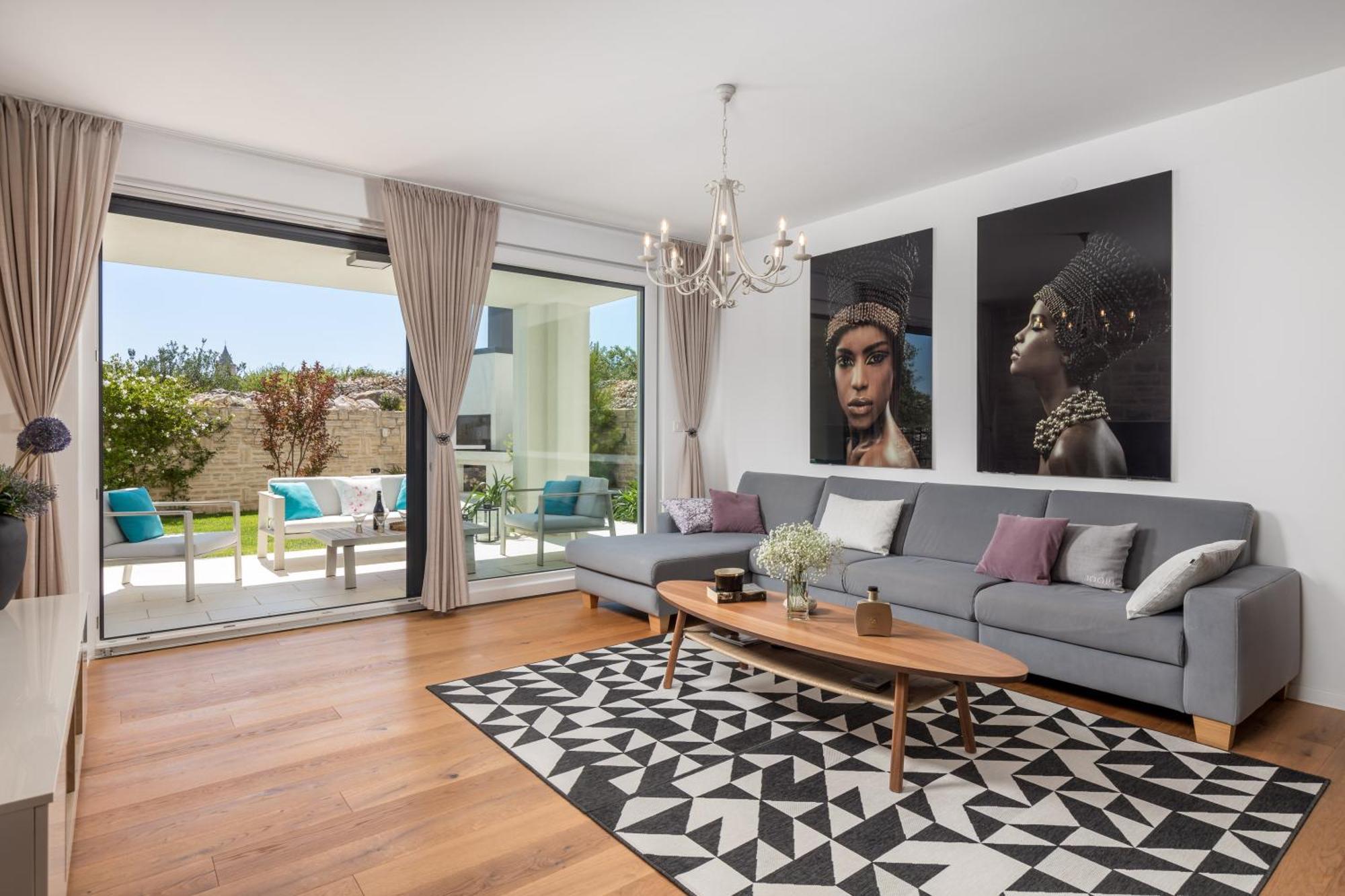 Luxury Apartment Hyperion With Private Pool And Garden Murter Exterior photo