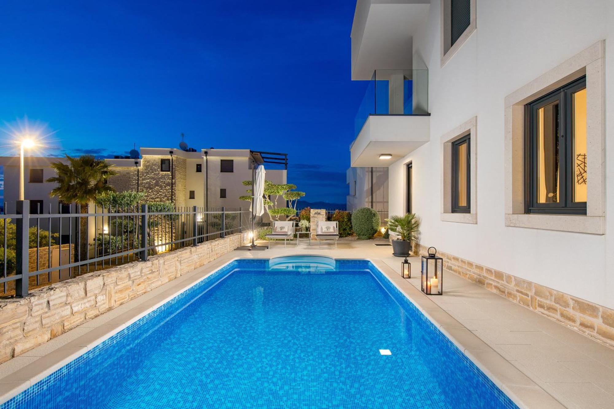 Luxury Apartment Hyperion With Private Pool And Garden Murter Exterior photo